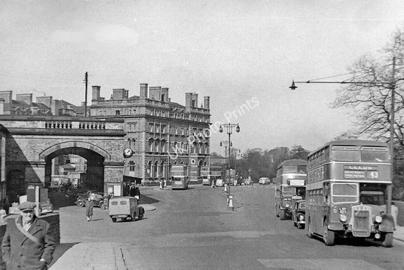 Photo 6"x4" York: Station Road and Royal Station Hotel York\/SE5951 c1955
