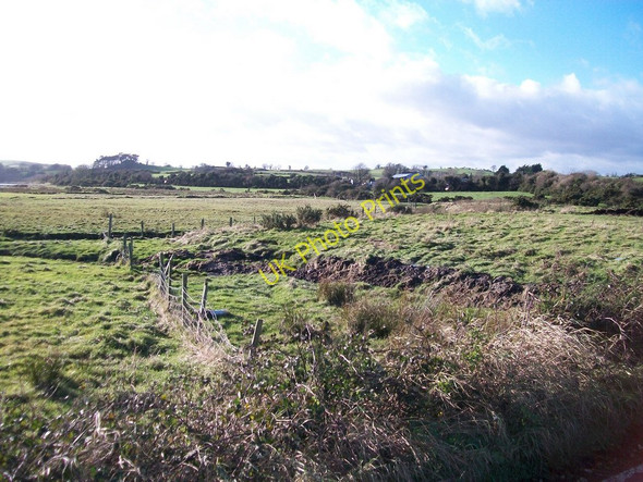 Photo 6"x4" Grazing land around the head of Dundrum Inner Bay Clough\/J4040 c2010