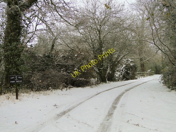Photo 6"x4" Entrance to The Old Port House Spexhall c2010