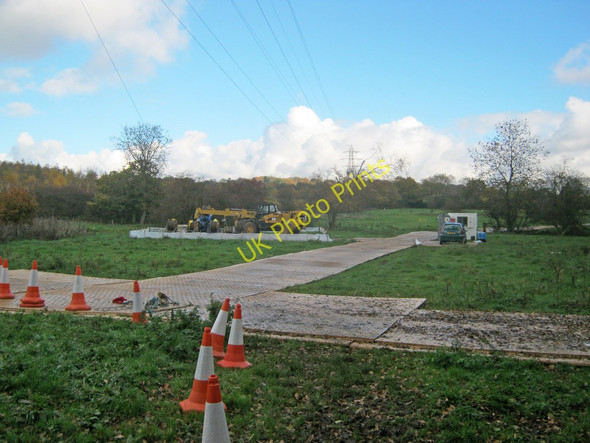Photo 6"x4" Cable winding gear near Kellham's Farm Copt Oak c2010