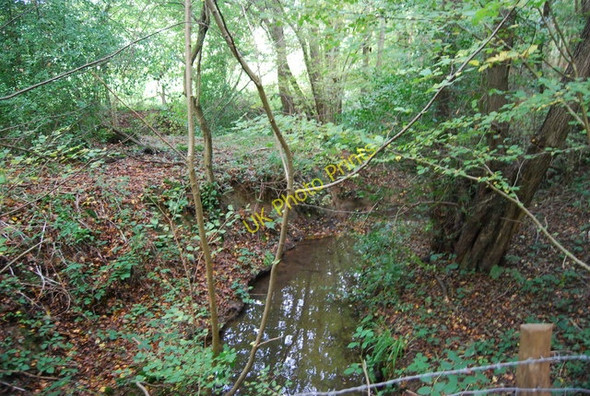 Photo 6"x4" Stream in Luck's Wood Durgates c2010