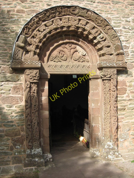 Photo 6"x4" Doorway to Kilpeck church Kilpeck c2010
