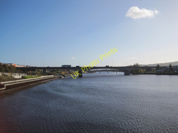 Photo 6"x4" River Tyne from Lemington Bridge Blaydon c2010