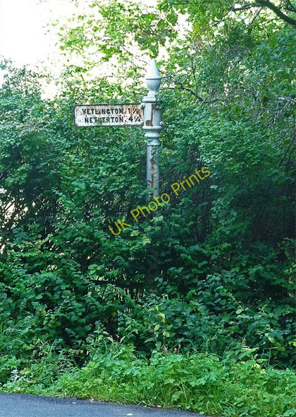 Photo 6"x4" Signpost near Callaly (2) Callaly c2010