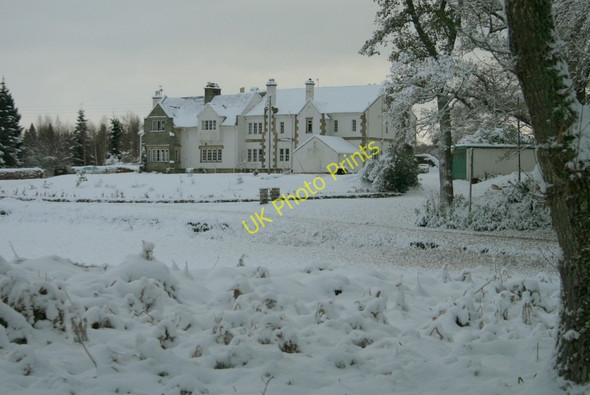 Photo 6"x4" Altyre House in the snow Conicavel c2010
