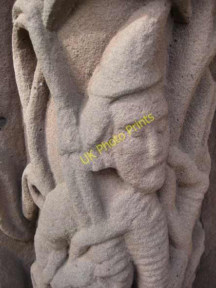 Photo 6"x4" Carving, Kilpeck church Kilpeck c2010