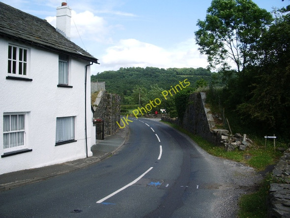 Photo 6"x4" Remains of railway bridge, Haverthwaite Haverthwaite c2008