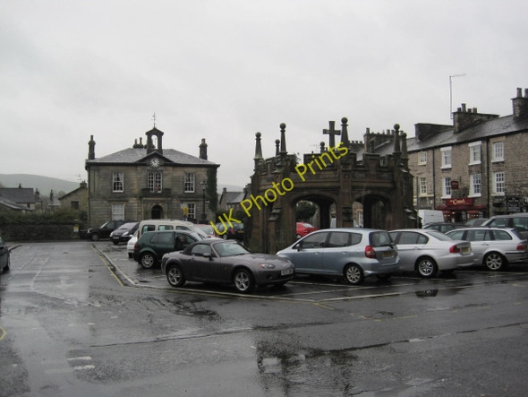 Photo 6"x4" Market Square, Kirkby Lonsdale Kirkby Lonsdale c2010