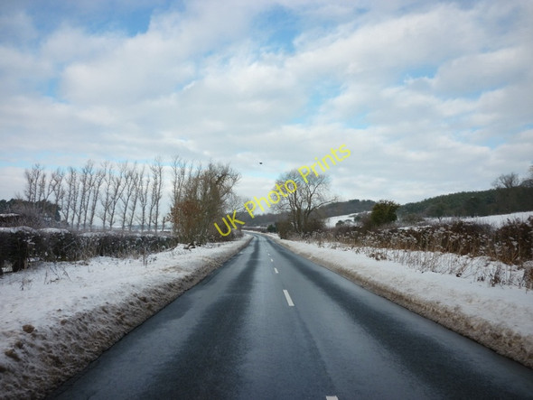 Photo 6"x4" Cliffe Road at Warren Hill Farm Hotham c2010