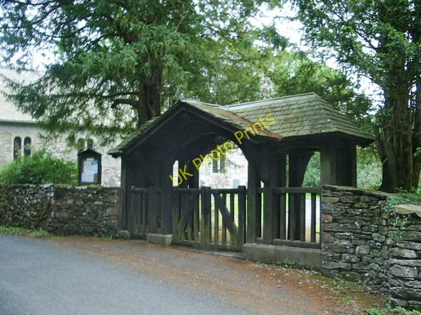 Photo 6"x4" St Mary's Church, Staveley-in-Cartmel, Lych gate Newby Bridge c2008