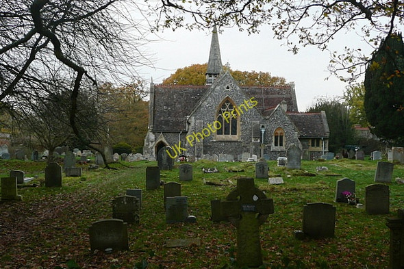 Photo 6"x4" Upper Woolhampton church Upper Woolhampton c2010