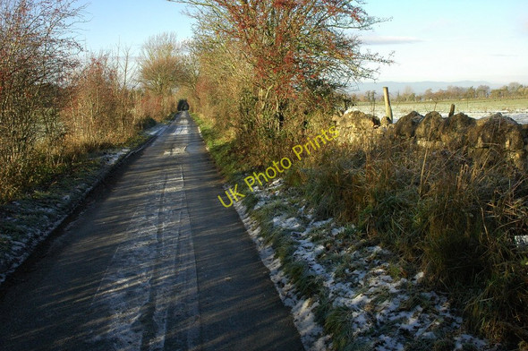 Photo 6"x4" Country road on Ham Hill Ham\/SO9721 c2010