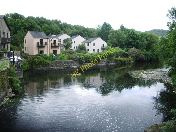 Photo 6"x4" River Leven at the Whitewater Hotel Backbarrow c2008