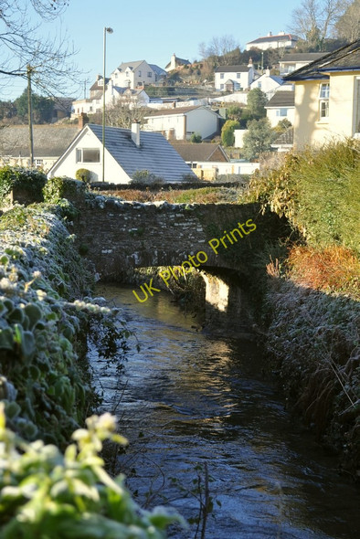 Photo 6"x4" A footbridge over the river Caen leading from the Cemetery to Ropers Walk Braunton c2010