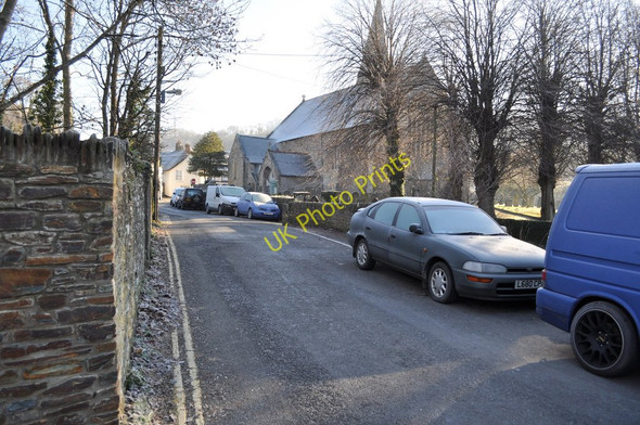 Photo 6"x4" Church street crossing Dean's Bridge on the river Caen Braunton c2010