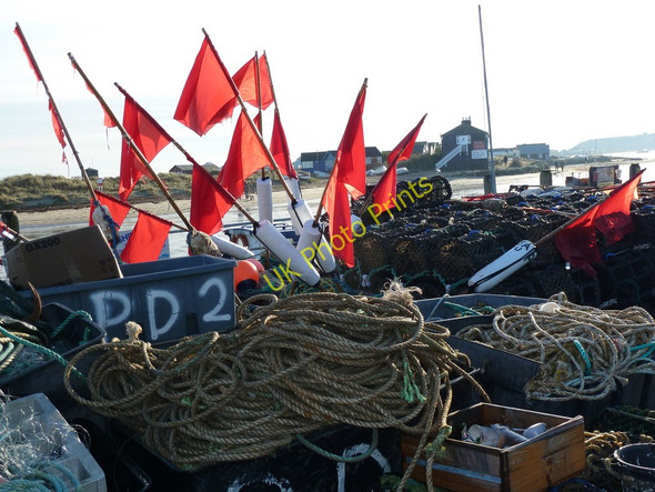 Photo 6"x4" Fishing gear Mudeford c2010