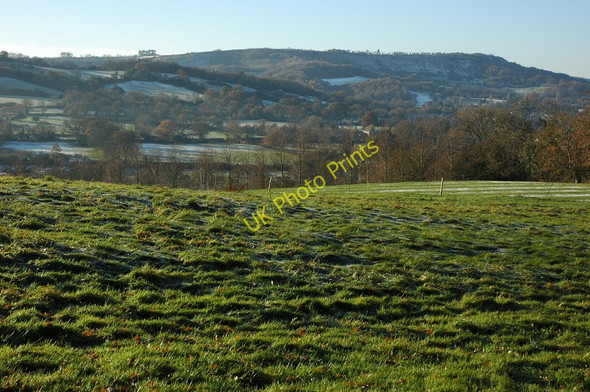Photo 6"x4" View to Leckhampton Hill Charlton Kings c2010