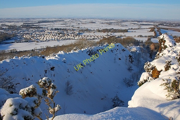Photo 6"x4" Cliff Ridge Whinstone Quarry Great Ayton c2010
