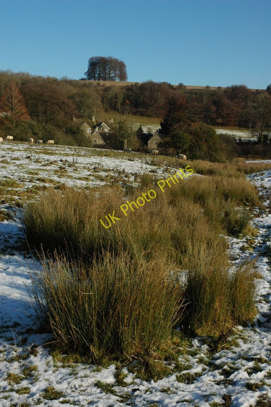 Photo 6"x4" Water course in a field Whittington\/SP0121 c2010