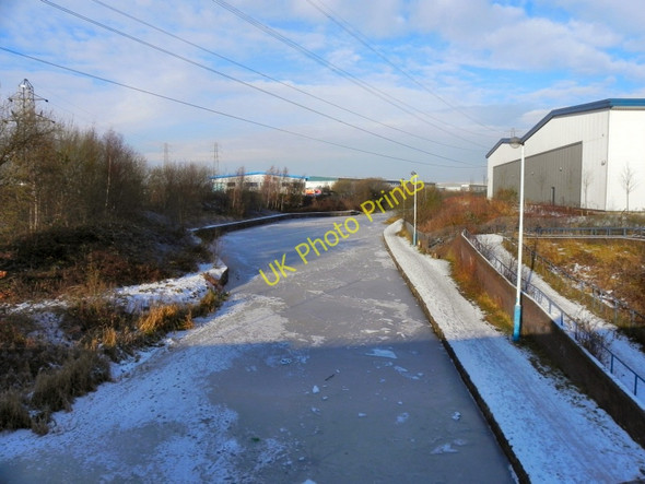 Photo 6"x4" Rochdale Canal, Broadway Business Park Chadderton c2010
