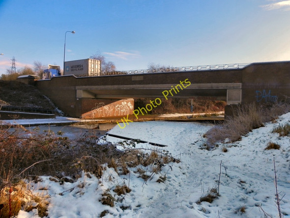 Photo 6"x4" Oldham Broadway Bridge Chadderton c2010