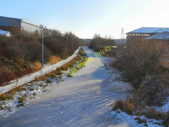 Photo 6"x4" Rochdale Canal, Oldham Broadway Chadderton c2010
