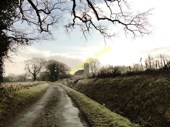 Photo 6"x4" Road to Hales church Hales\/TM3897 c2010