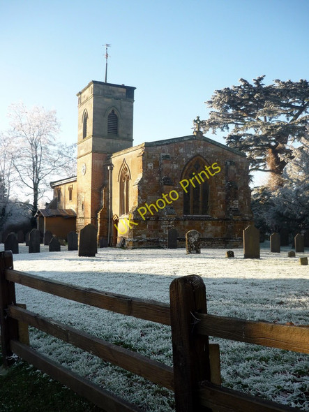 Photo 6"x4" St Mary's Parish Church, Cotesbach Lutterworth c2010