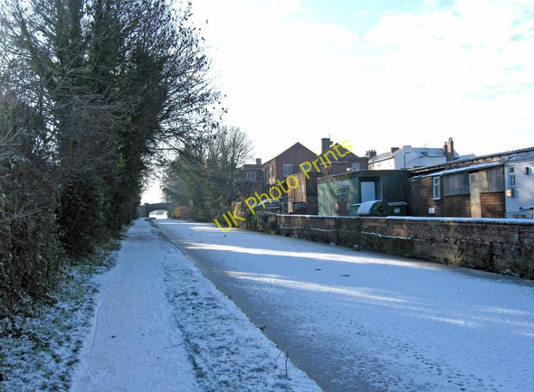 Photo 6"x4" Staffordshire & Worcester Canal frozen over Stourport-on-Severn c2010