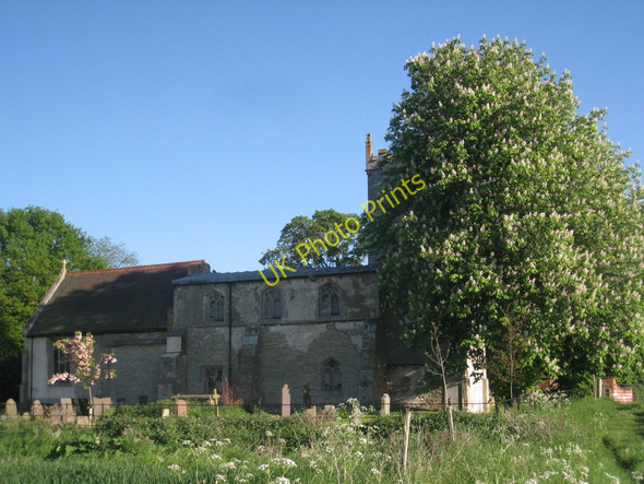 Photo 6"x4" View of the north side of St. Bartholomew's church, Langford Langford\/SK8258 c2010