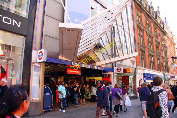 Photo 6"x4" Bond Street Underground Station Westminster c2010