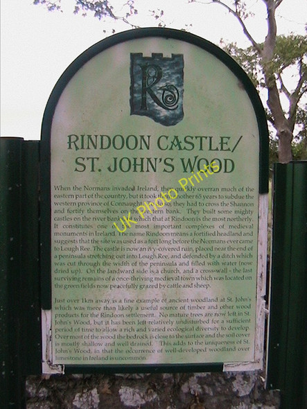 Photo 6"x4" Rindoon Castle and St John's Wood: entrance to the track that leads off the main road Lecarrow c2006