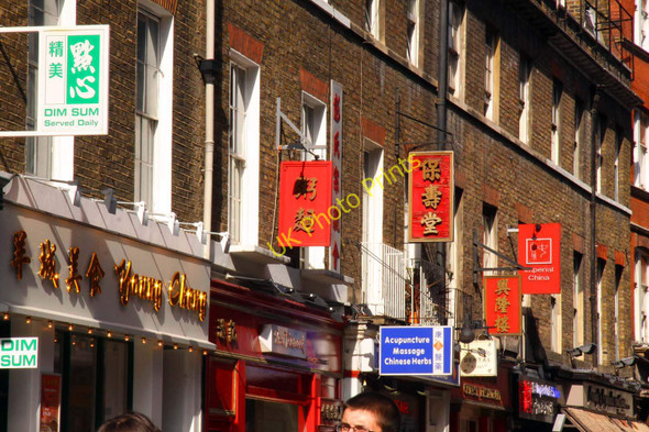 Photo 6"x4" Signs in Chinatown Westminster c2010