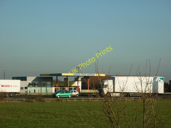 Photo 6"x4" A hand car wash on the A14 Lolworth c2010