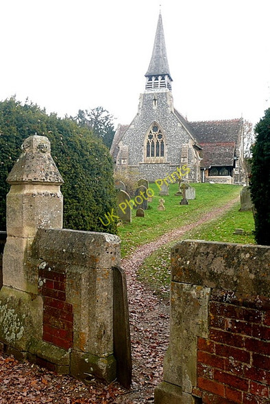 Photo 6"x4" Upper Woolhampton church Upper Woolhampton c2010