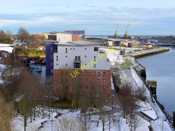 Photo 6"x4" North bank of the river from Wearmouth Bridge Sunderland\/NZ3957 c2010