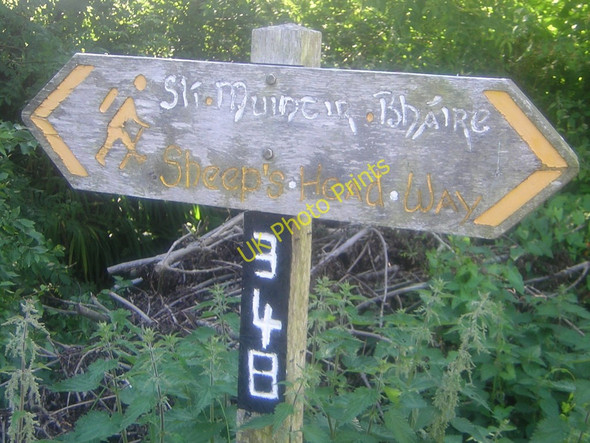 Photo 6"x4" Sheeps Head walk sign, Kilcrohane Kilcrohane c2006