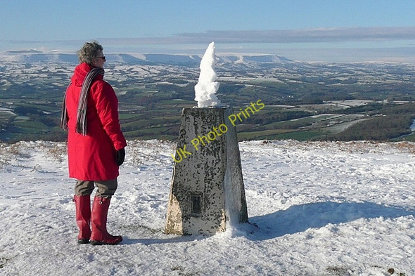 Photo 6"x4" On top of Garway Hill Garway Hill c2010