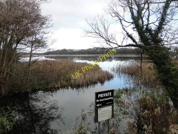 Photo 6"x4" Filby Broad from the bridge looking north Filby c2010