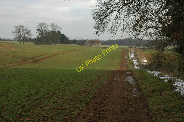 Photo 6"x4" Footpath to Sundial Farm Bredon's Norton c2010