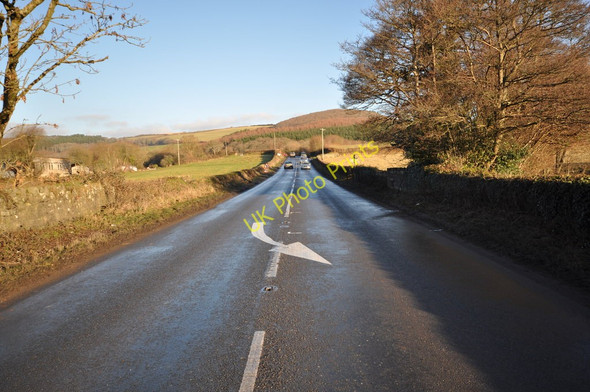Photo 6"x4" The A361 near Heddon Mills where the river Caen passes underneath Nethercott\/SS4839 c2010
