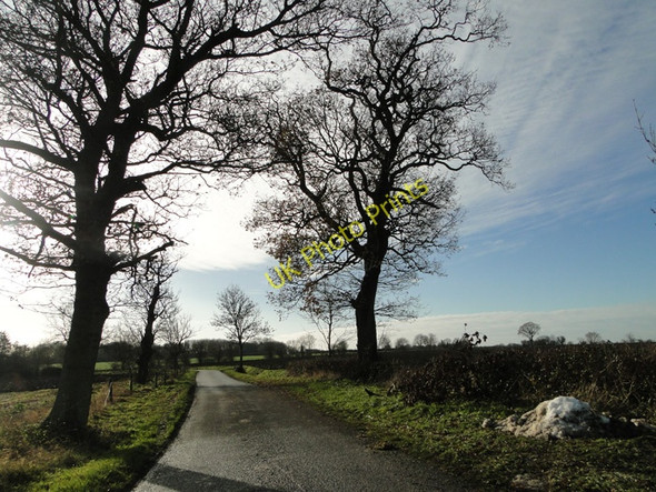 Photo 6"x4" Snow heaped beside New Road, Badingham Bruisyard c2010