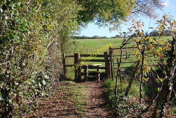 Photo 6"x4" Stile, Sussex Border Path, Northiam Northiam c2010