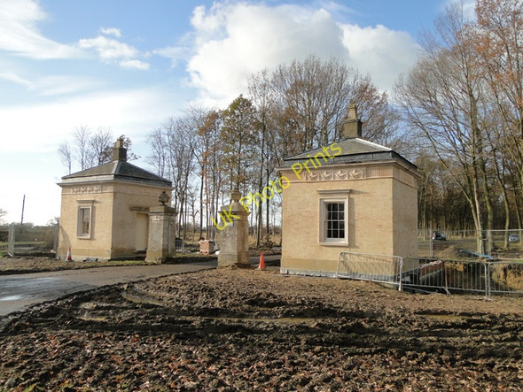 Photo 6"x4" Renovated lodges at the Lodge Wood entrance Sibton c2010