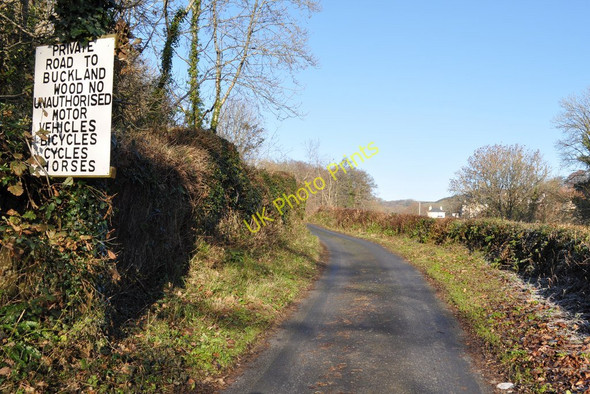 Photo 6"x4" A public footpath on a private road Braunton c2010