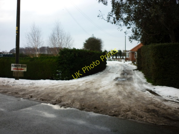Photo 6"x4" The way to Forest Farm off Skiff Lane Moor End\/SE8137 c2010