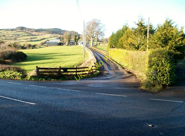 Photo 6"x4" Private road from the A25 to Carrownfreagh Farm, Burrenbridge Castlewellan c2010