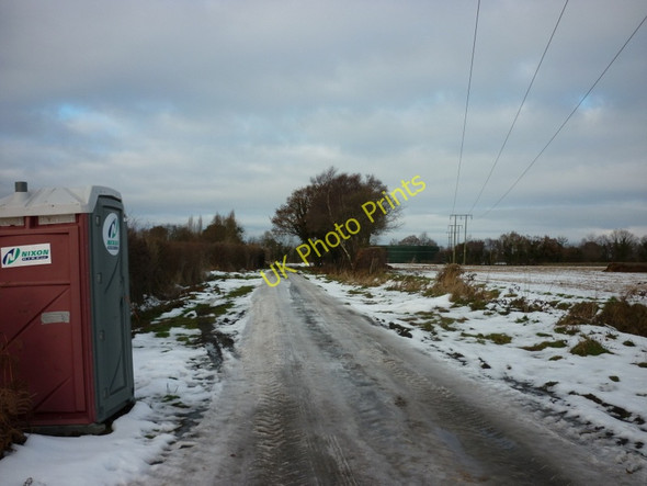 Photo 6"x4" The road to Holly Farm Holme-on-Spalding-Moor c2010