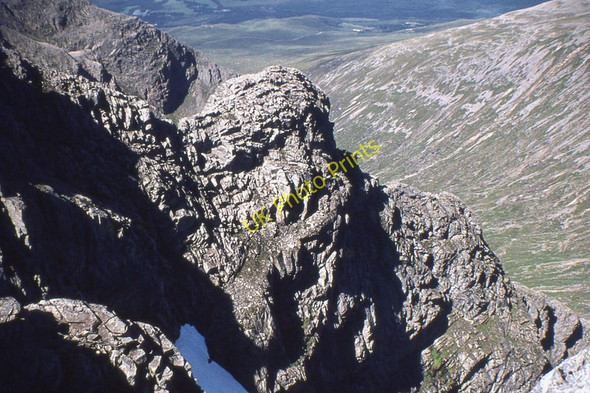 Photo 6"x4" Tower Ridge from Ben Nevis summit Ben Nevis c1975
