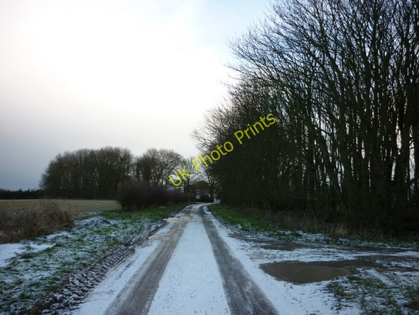 Photo 6"x4" Carlton Road at East Carlton (farmhouse) Westhill\/TA2239 c2010